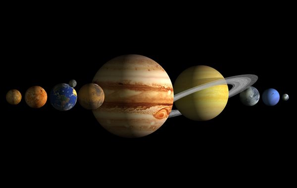 maiores objetos do sistema Solar